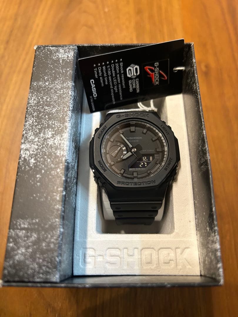 【未使用】CASIO G-SHOCK GA-2100-1A1DR オールブラック