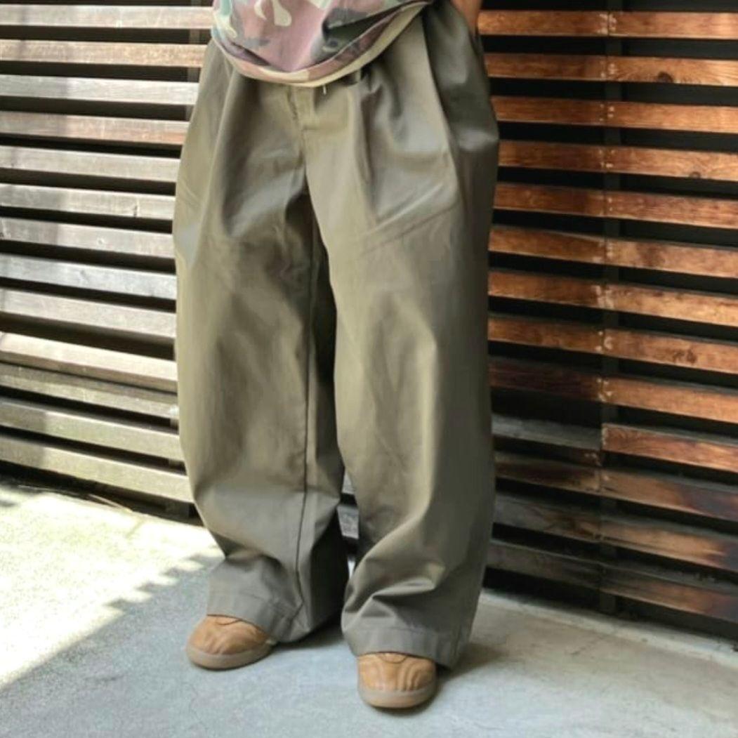 【まとめ買い】筋トレ頑張る 様 「REDKAP ツータック バギー チノ」