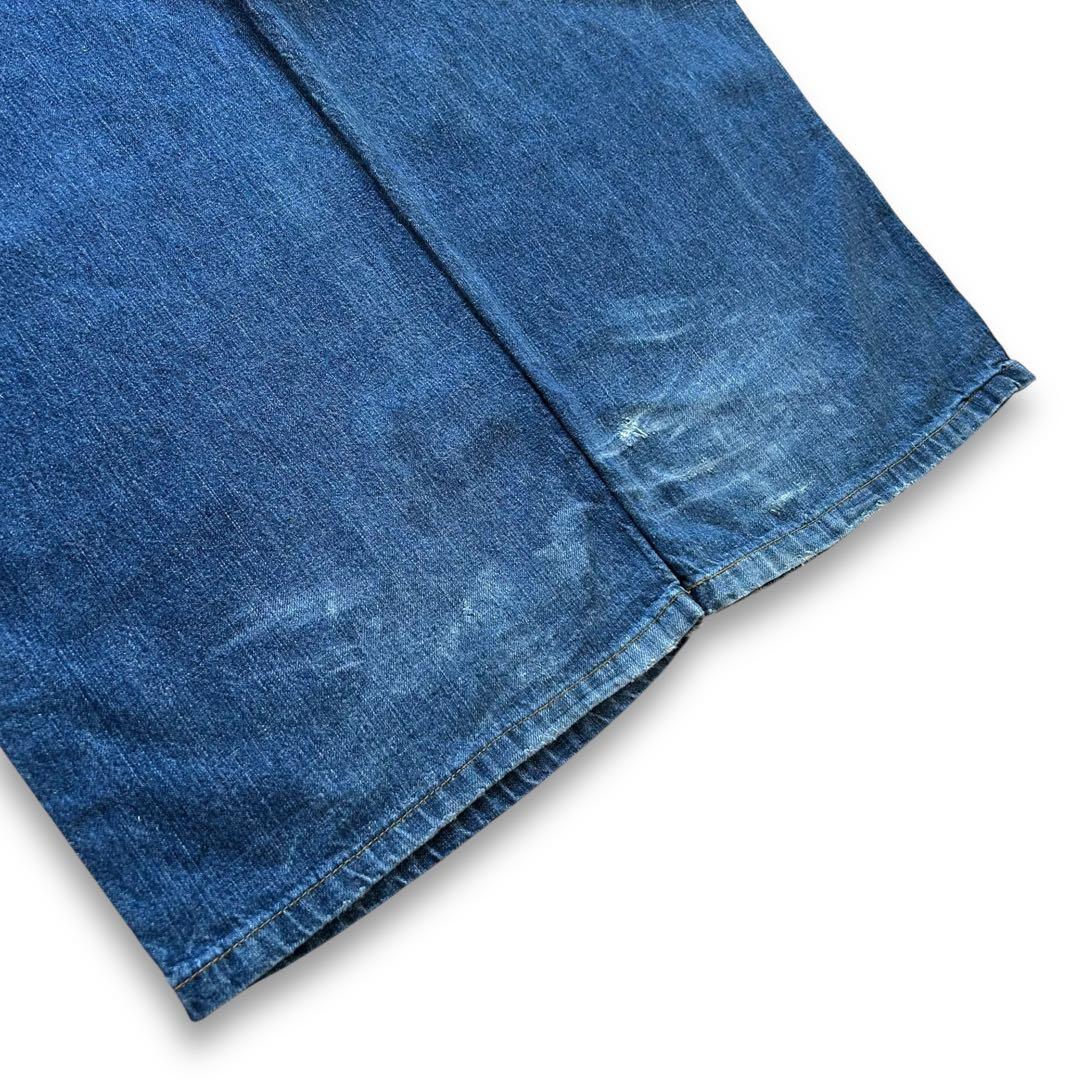 【激レア】ショーンジョン 刺繍 バギー デニム W40 極太 90s Y2K