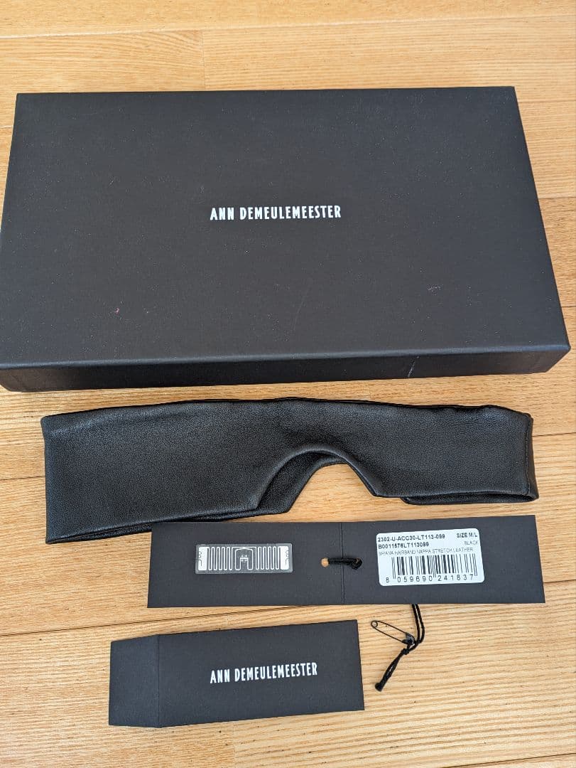 m*e様 希少レア　ANN DEMEULEMEESTER 　レザーヘッドバンド