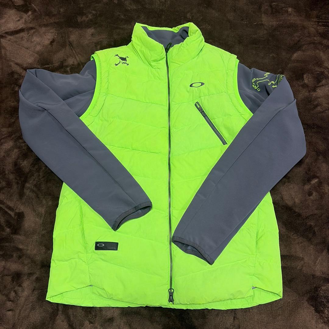 ★美品★Oakley ゴルフ 2wayダウンベスト Lサイズ