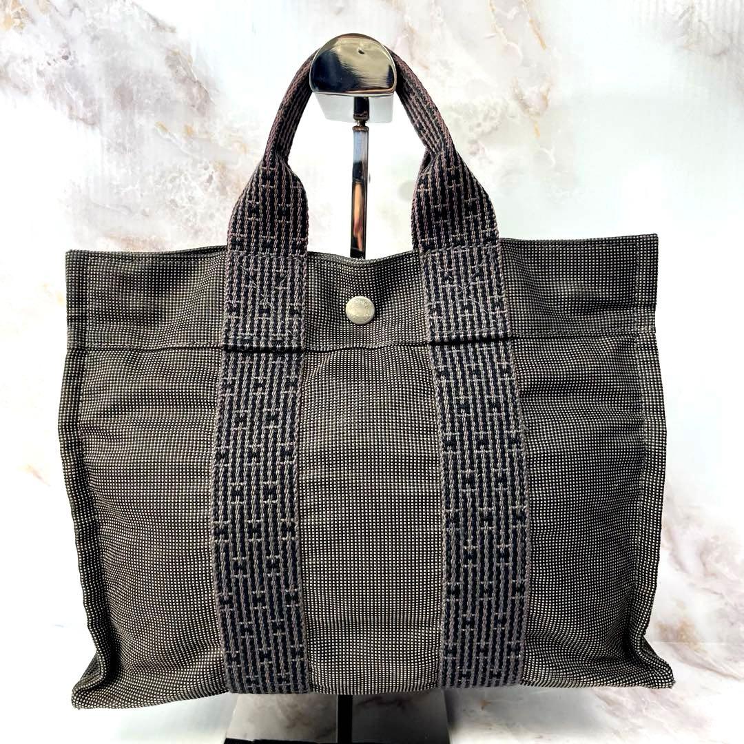 HERMES エルメス エールライン トートバッグ キャンバス PM