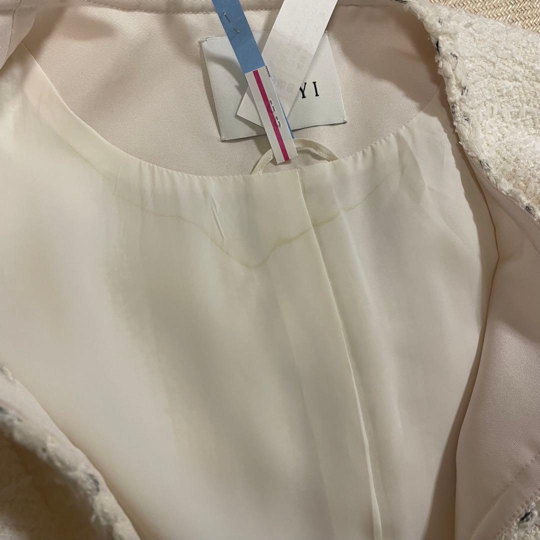 アナイ 36 フラッフィーツイード4ポケットジレ