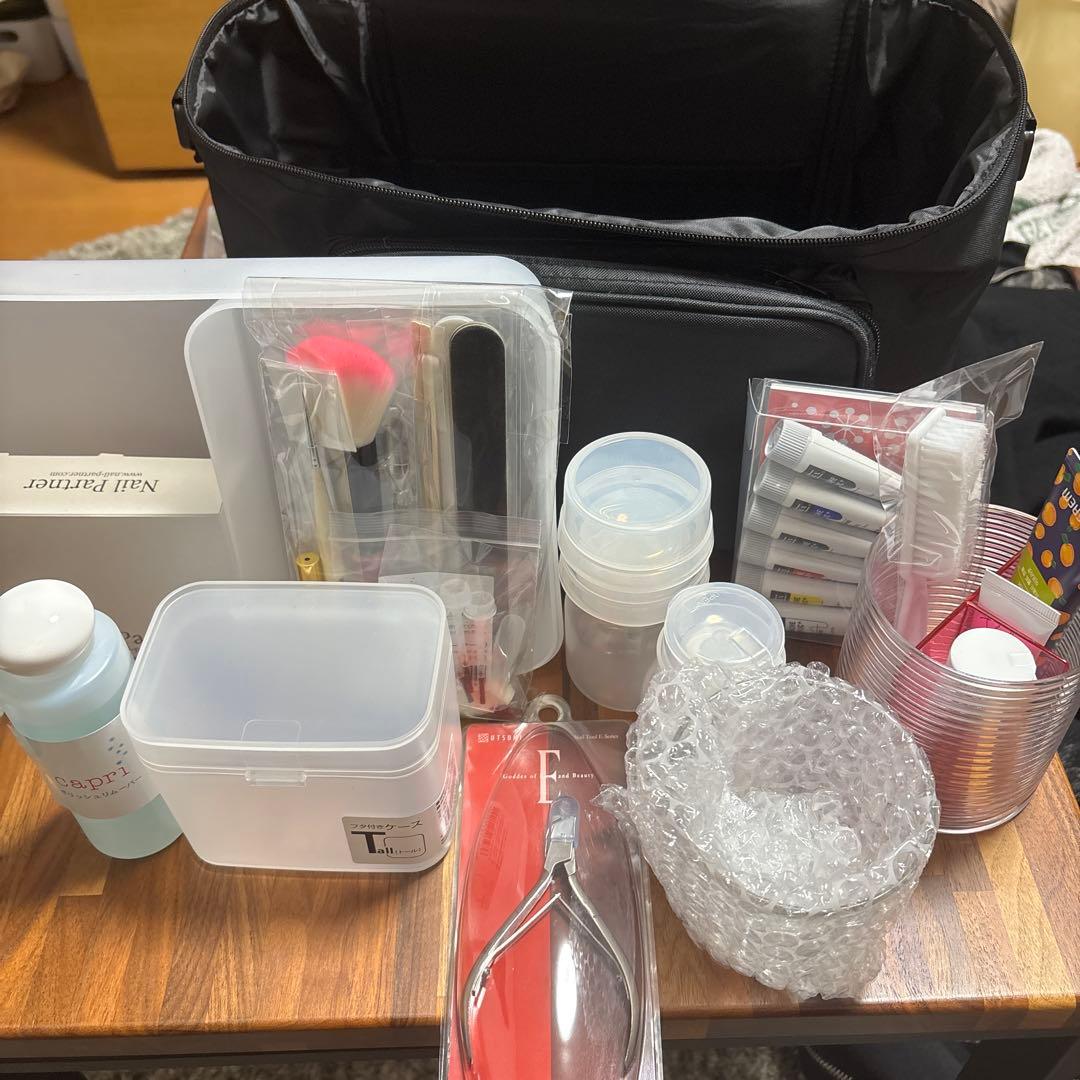 ネイル検定　ネイルアート用品セット バッグ付き