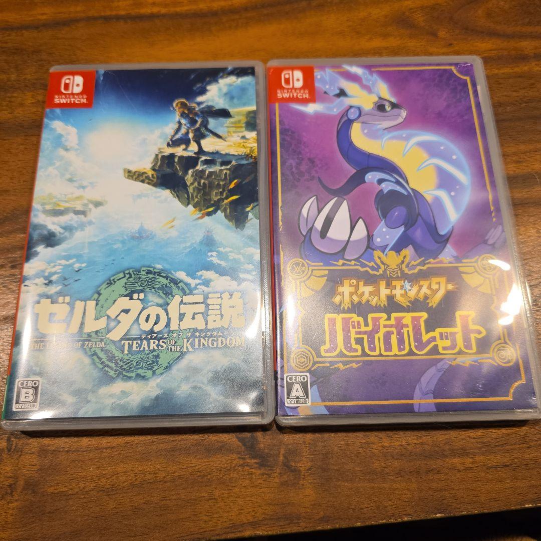 ゼルダの伝説 TEARS OF THE KINGDOM & ポケモン バイオレッ
