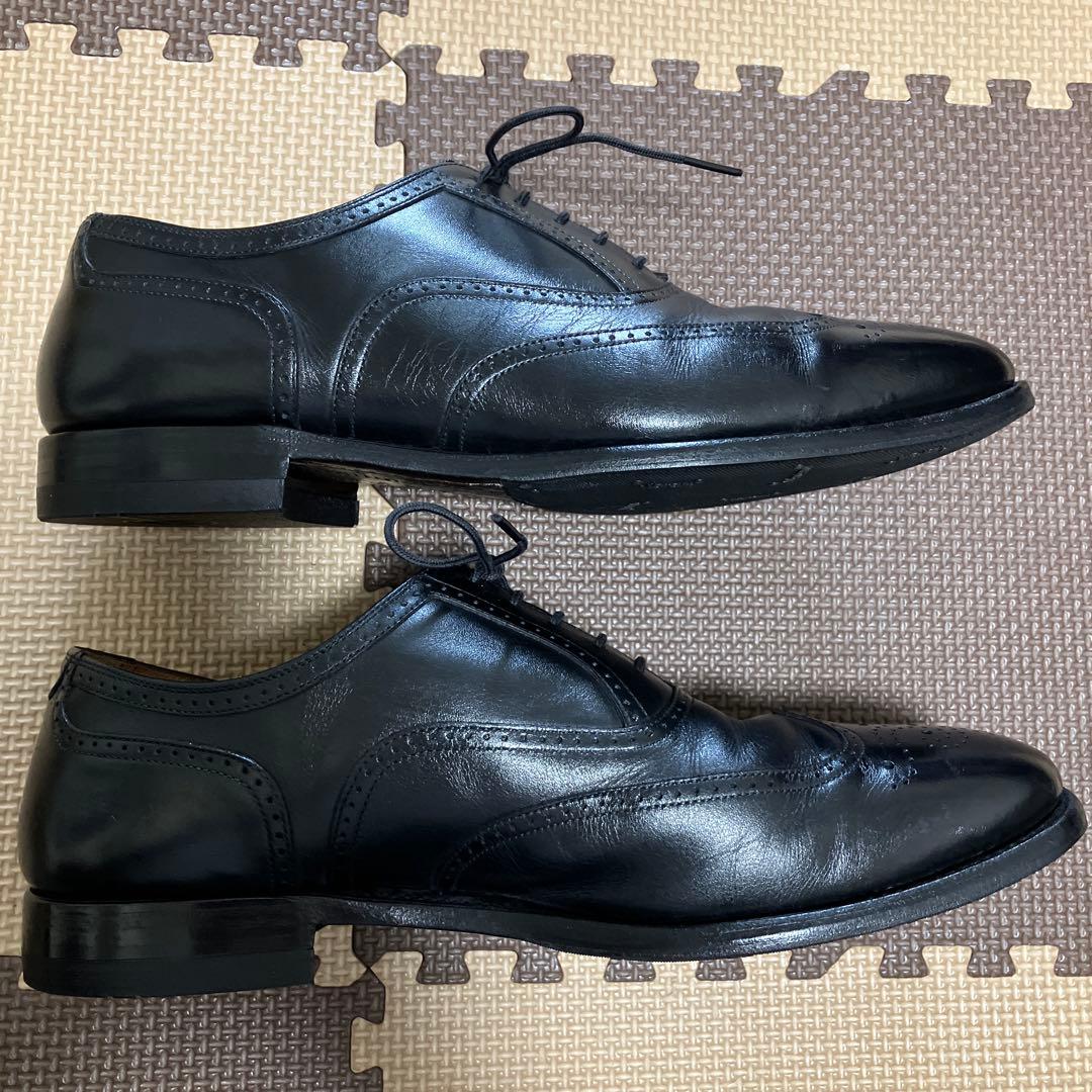 スコッチグレインウィングチップ ブラック