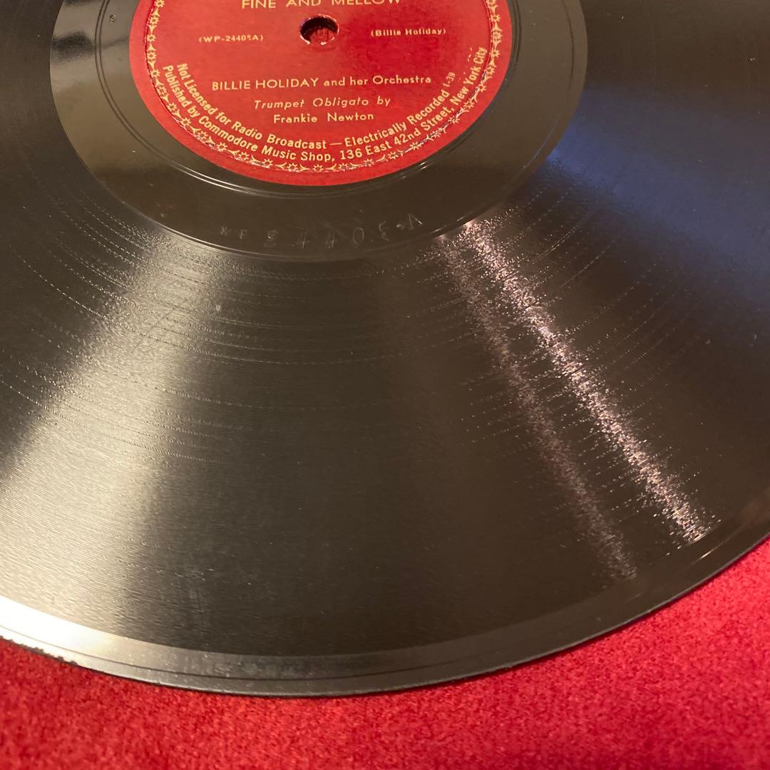 美盤 Billie Holiday Strange Fruit SPレコード