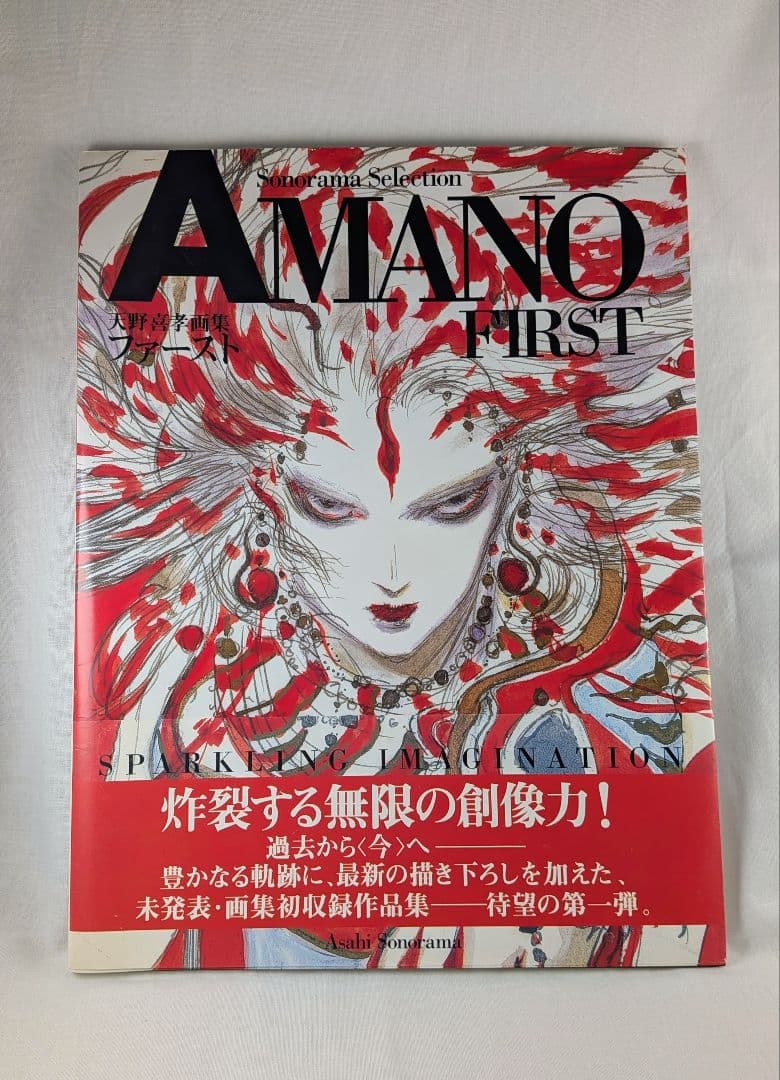 【絶版・希少本】天野喜孝 画集 AMANO FIRST 帯付き
