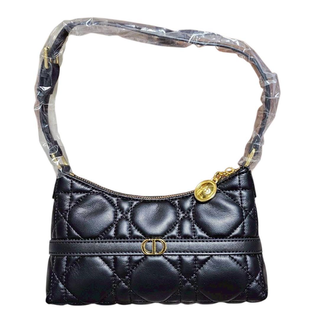 百*杏様 クリスチャンディオール　ハンドバッグ　黒　ノベルティ