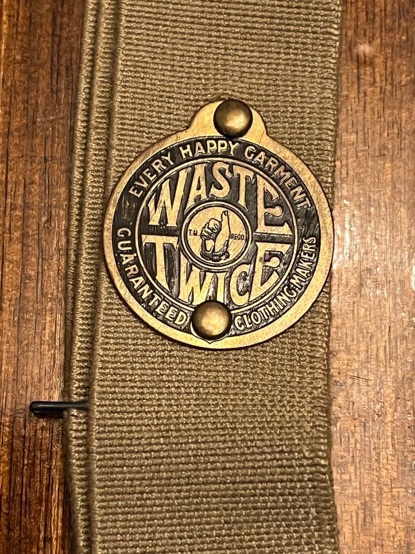 ウエストトゥワイスxシュペリオールレイバー別注コラボ　サスペンダー　激レア