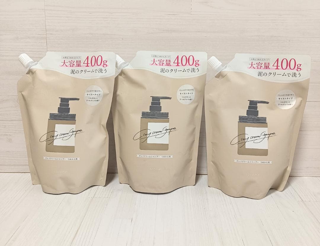 【未開封】cocone クレイクリームシャンプー つめかえ用 モイストタイプ
