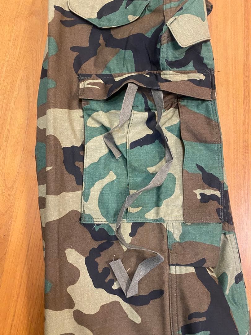 【希少】紙タグ付デッドストック 米軍実物M-65カーゴパンツ M-R 80s