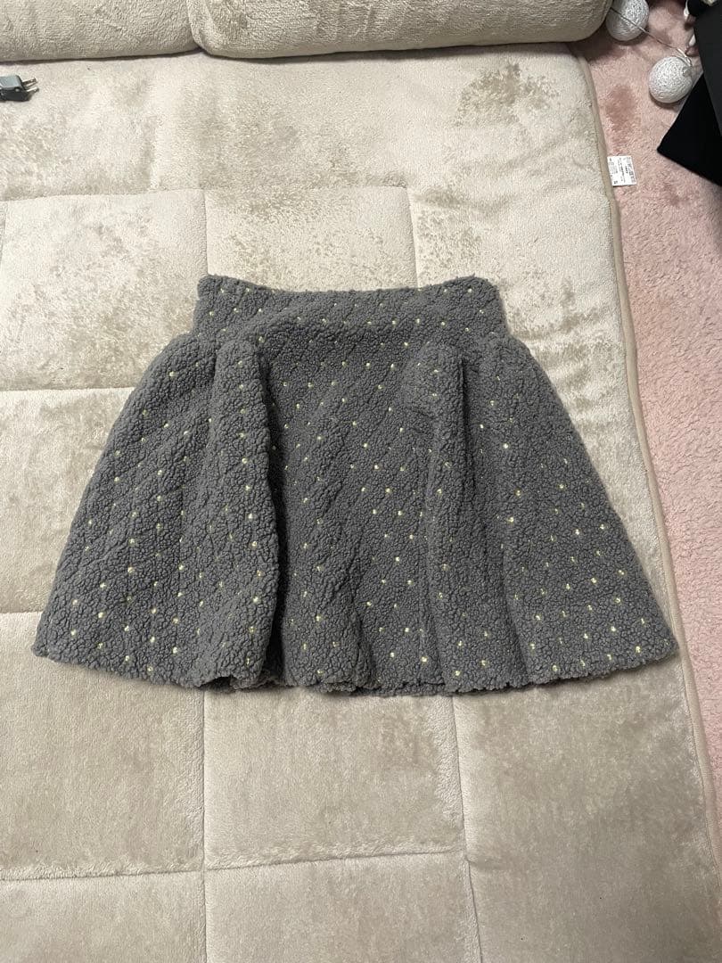 Bibiy.ODETTEBOA PLATEDSKIRT Sサイズ