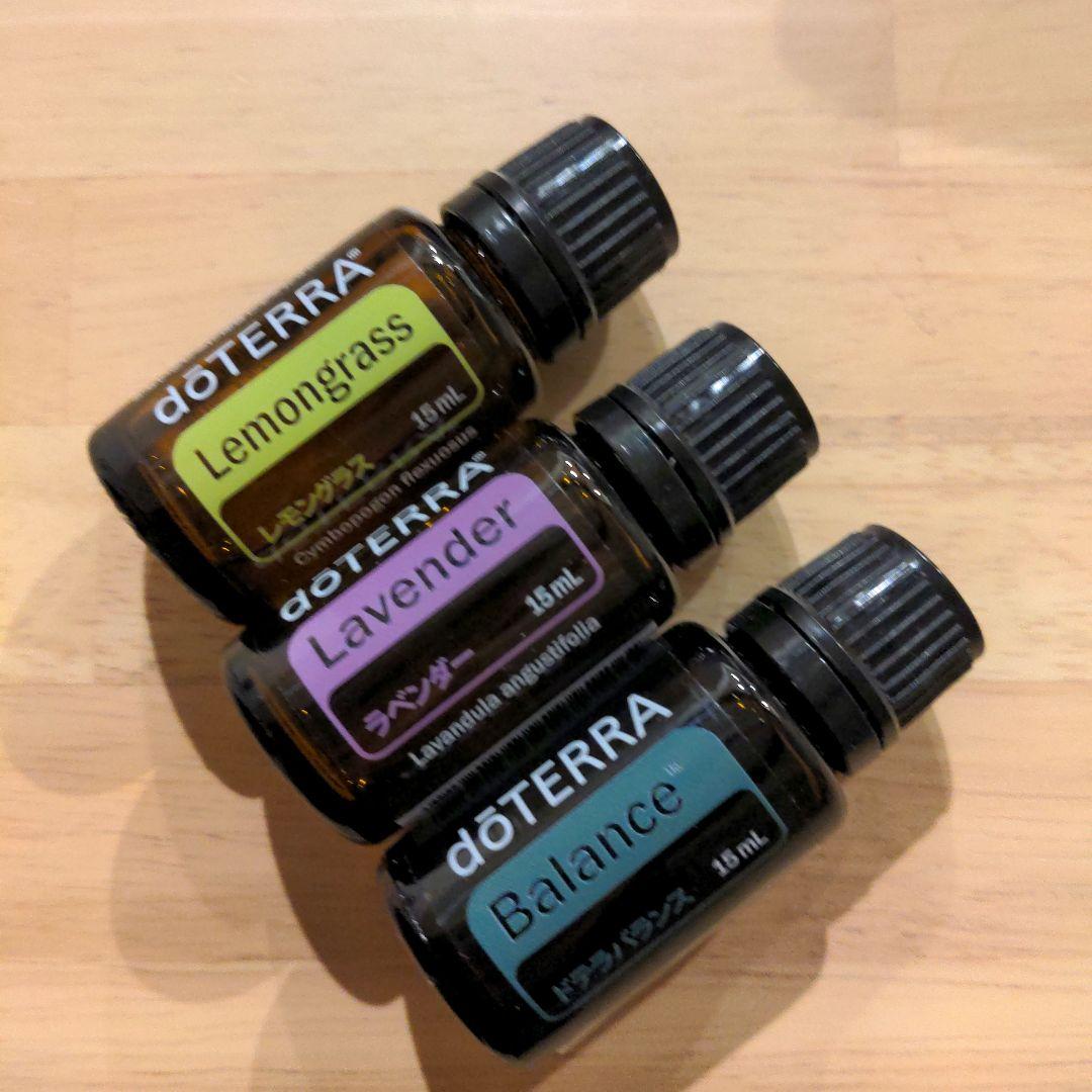 ドテラ　doTERRA　レモングラス&ラベンダー&バランス15ml 　新品未開封
