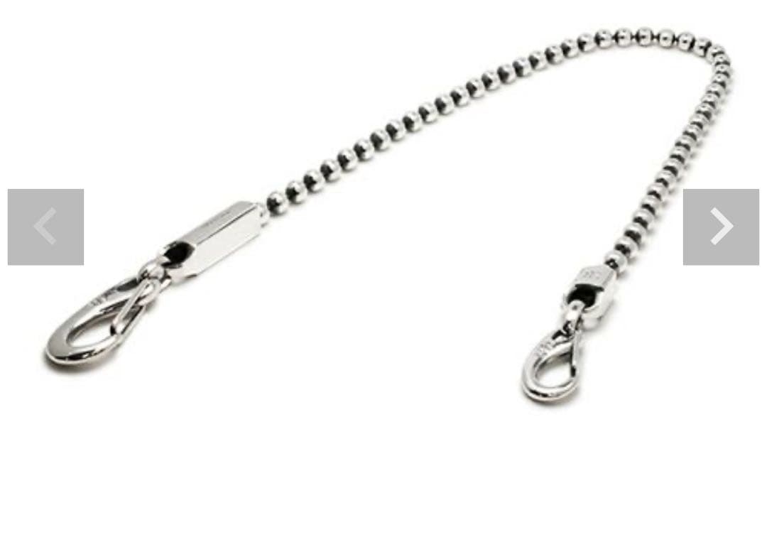 ジャムホームメイド　ウォレットチェーン シルバー AB型　ボールチェーン