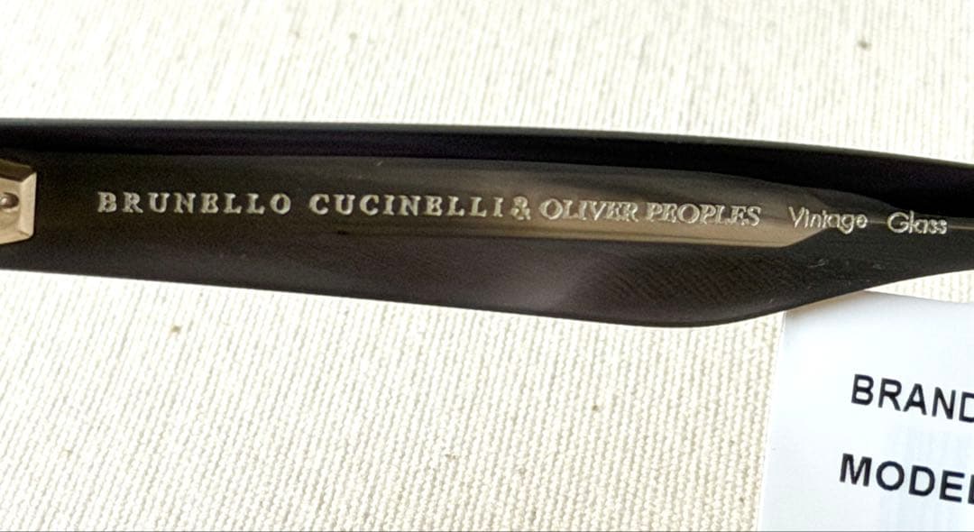 【新品】Oliver Peoples ×ブルネロクチネリ Nino サングラス