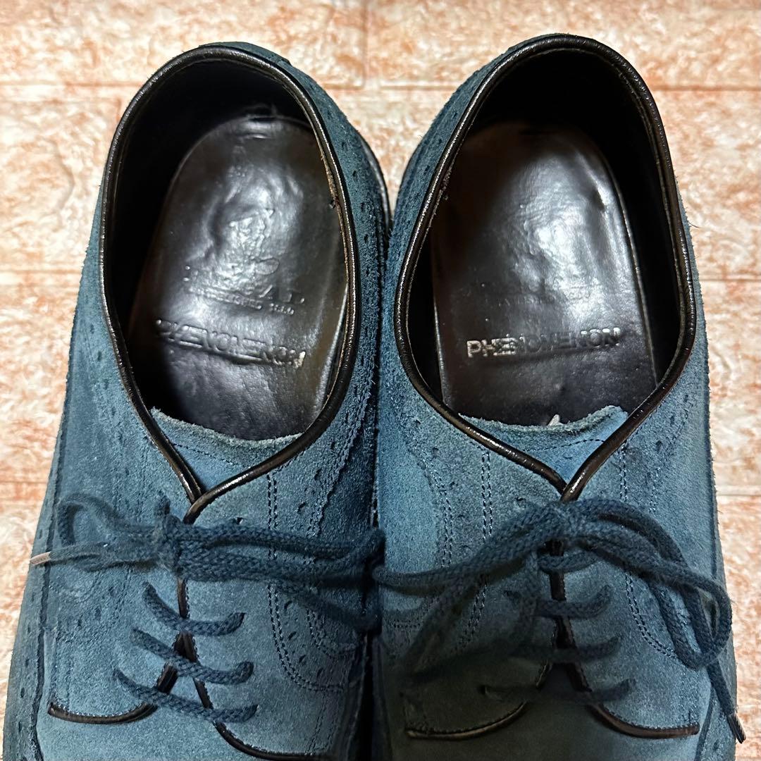 PHENOMENON×REGAL スウェード ウィングチップ ビジネス