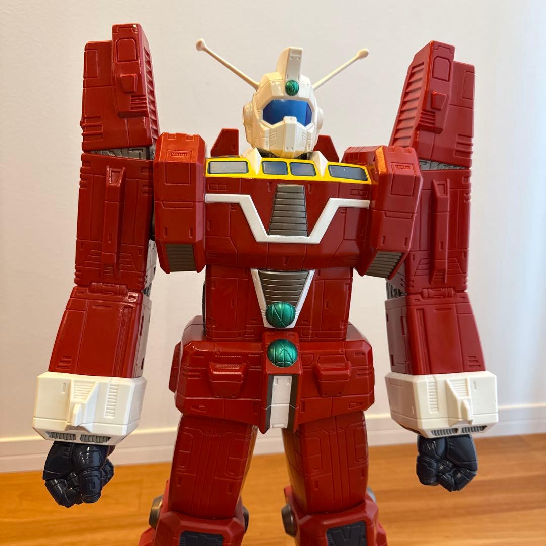 伝説巨神イデオン ジャンボソフビ フィギュア 本体美品 箱ダメージあり