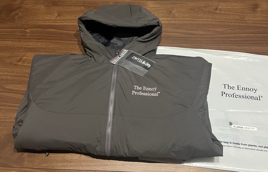 【XL】ENNOYとスタイリスト私物 PADDED NYLON HOODIE