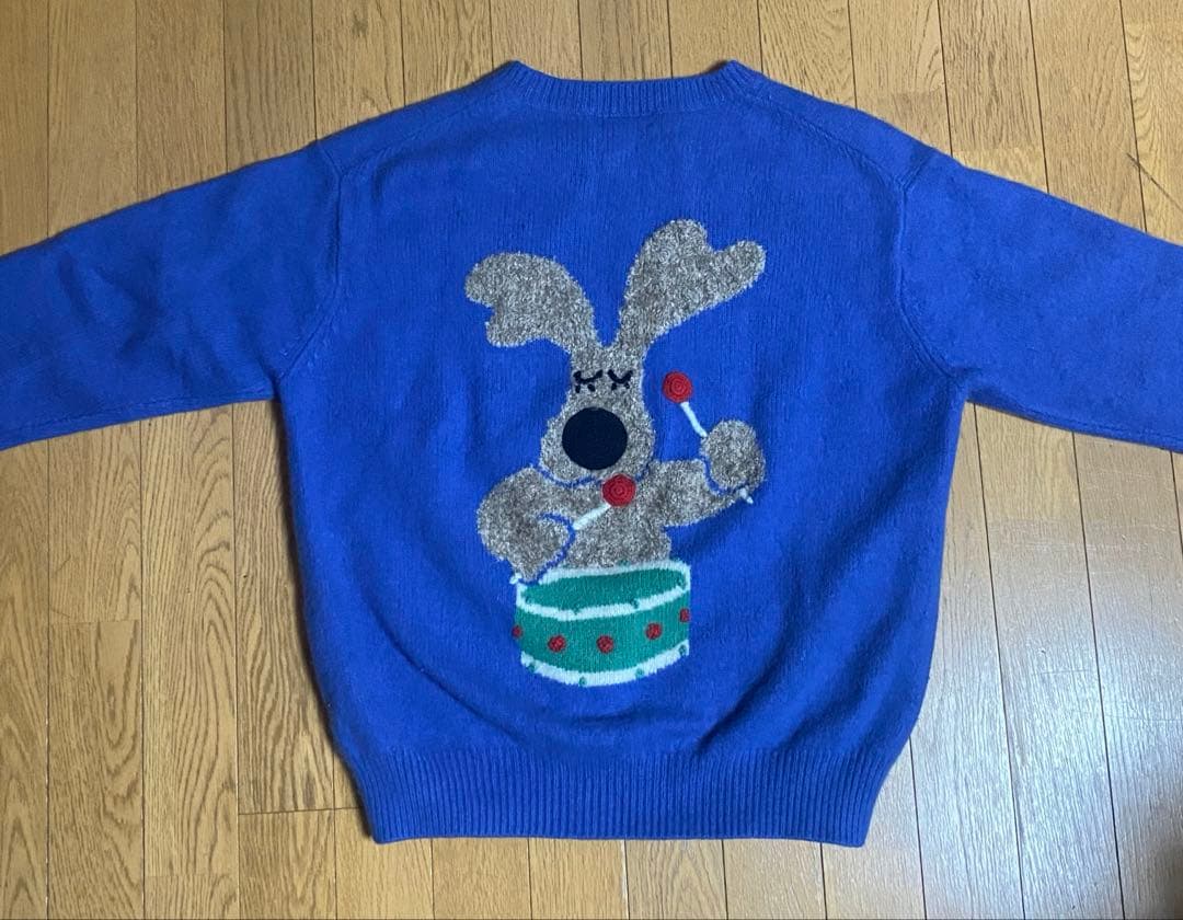 MIEKO UESAKO セーター カシミヤ混　ブルー系