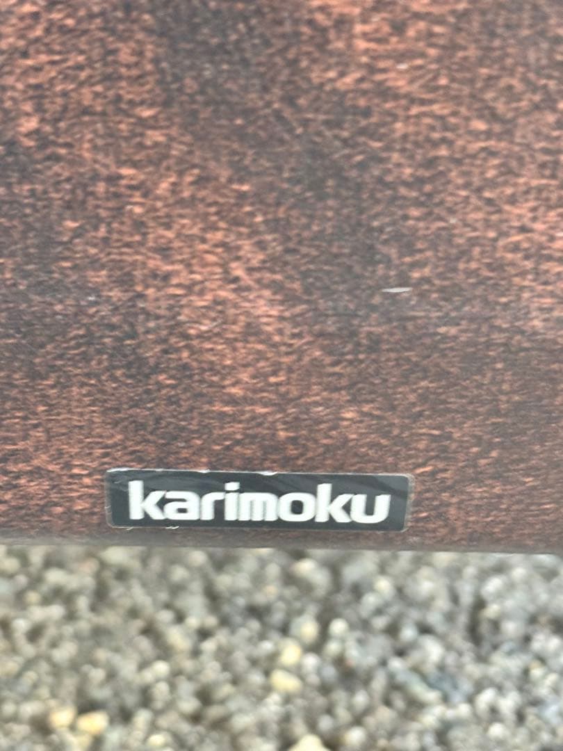 【カリモク】 ロビーチェア　 1人掛け　ソファ 　アームチェア 　ダークブラウン