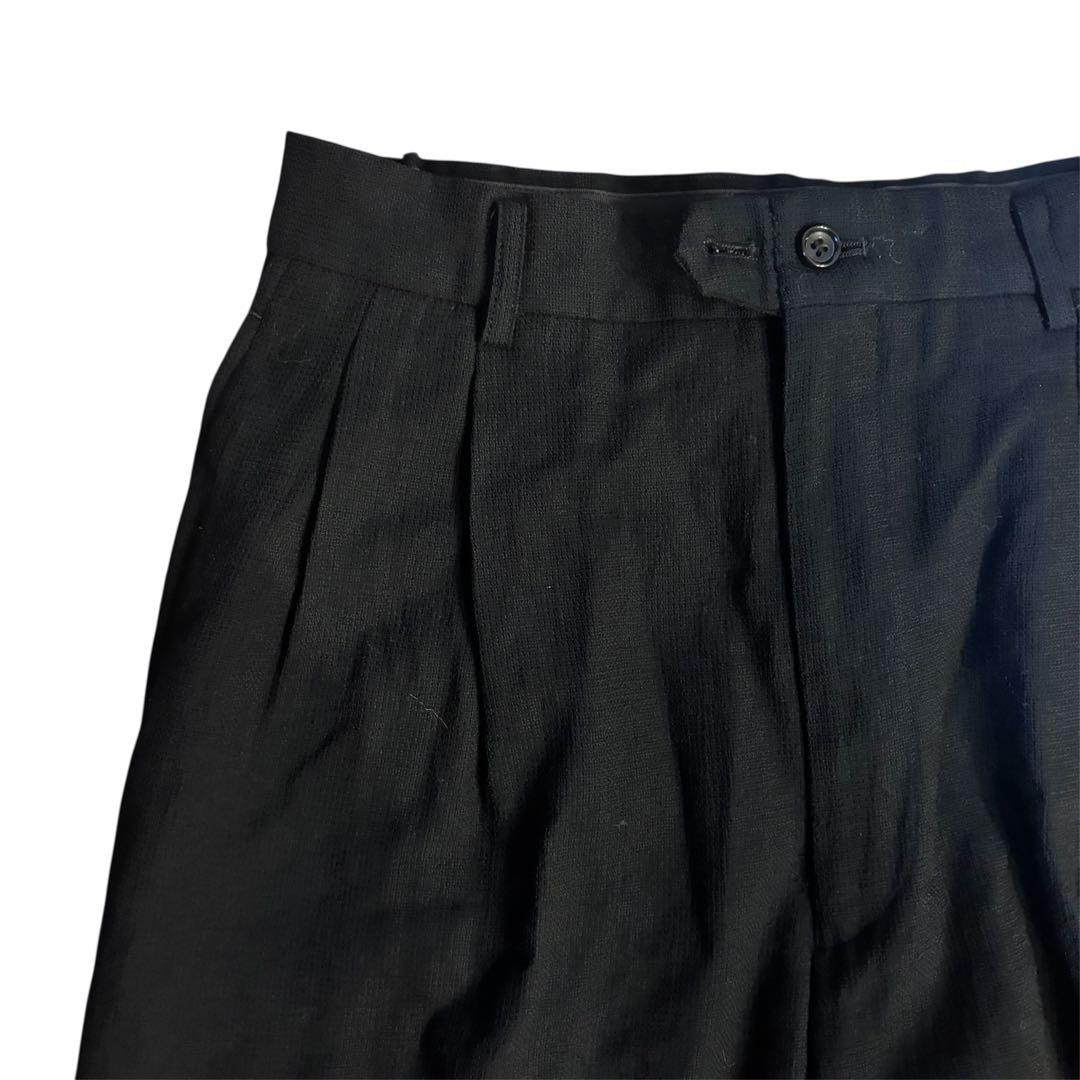 コムデギャルソンオム HOMME スラックス ブラック 90s 田中オム ワイド