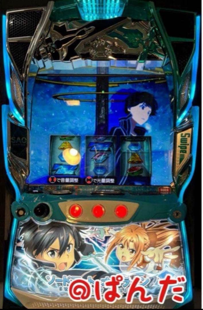 パチスロ実機【Sソードアート・オンライン】オプション付き❗️本州送料無料