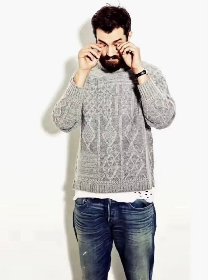 ロンハーマン別注bukhtタートルネックニット【ラム.モヘア.ウールミックス】L