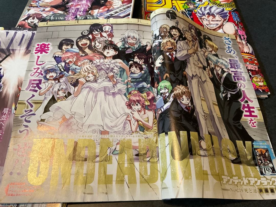 アンデッドアンラック　戸塚慶文　切り抜き　少年ジャンプ