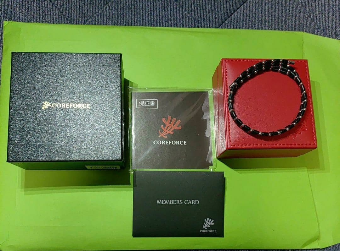 COREFORCE ブラックネックレス70センチ