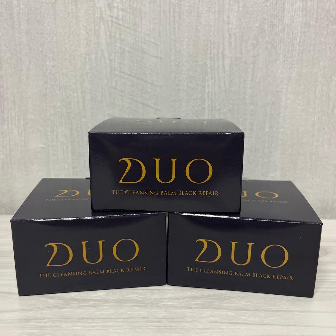 DUO THE CLEANSING BALM BLACK 90g×3