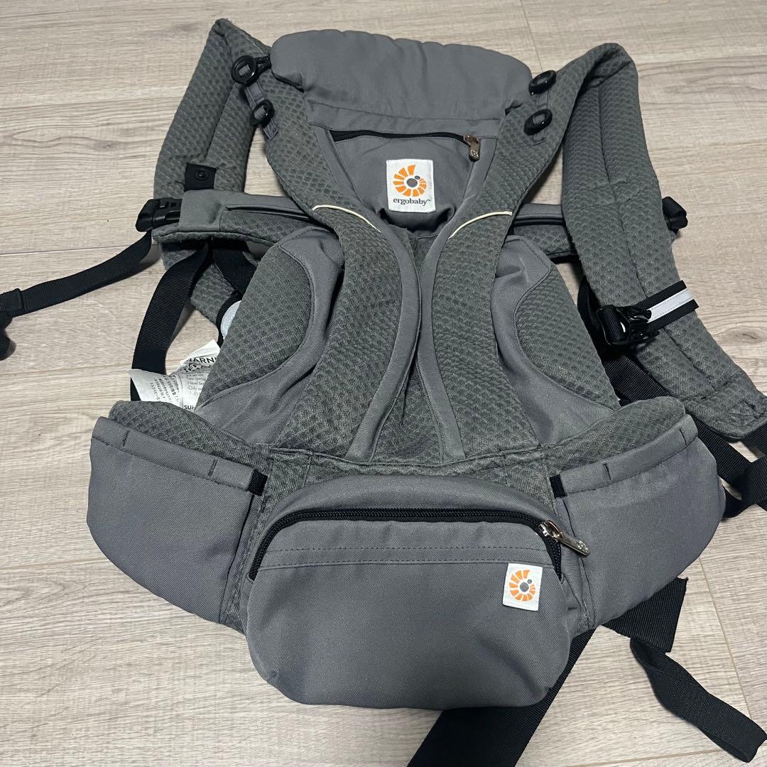 【美品】エルゴベビー　オムニブリーズ 抱っこ紐　グレー
