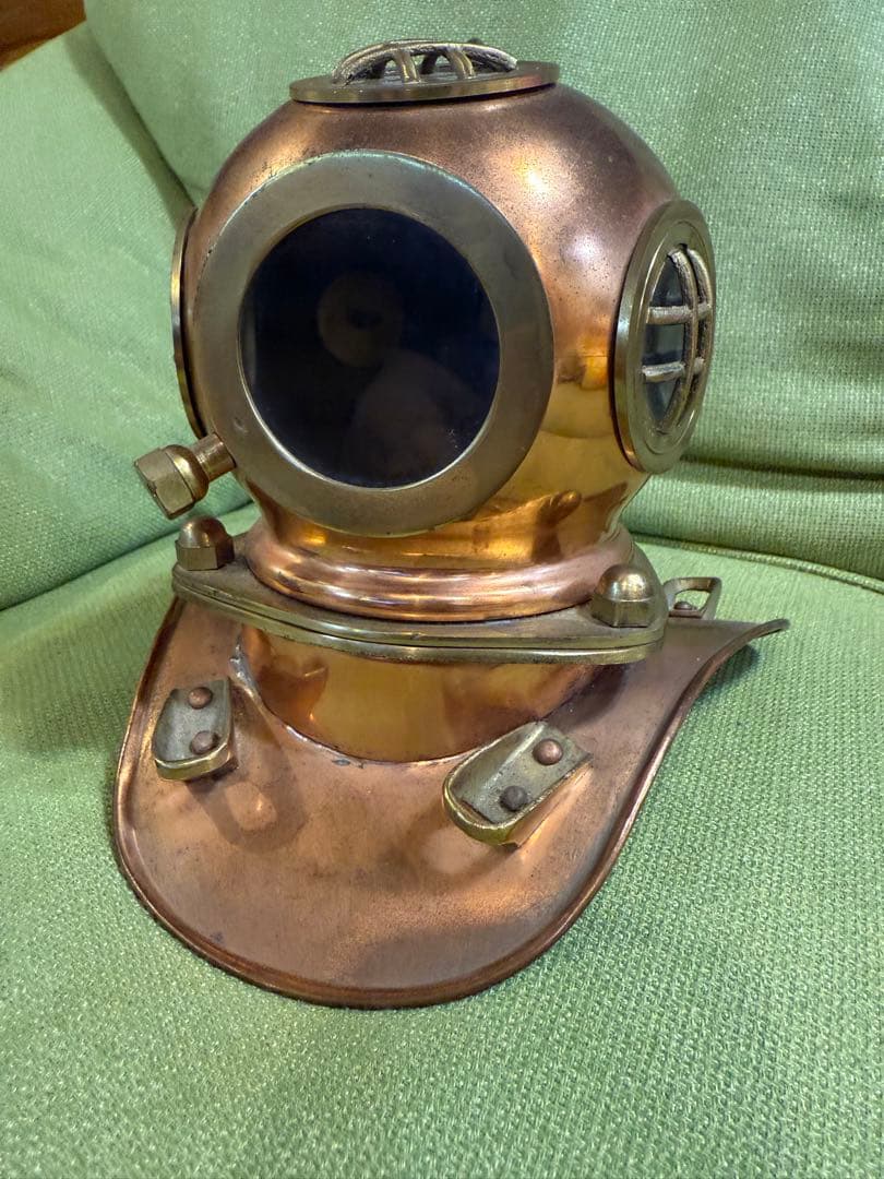 潜水ヘルメット　置物　オブジェ