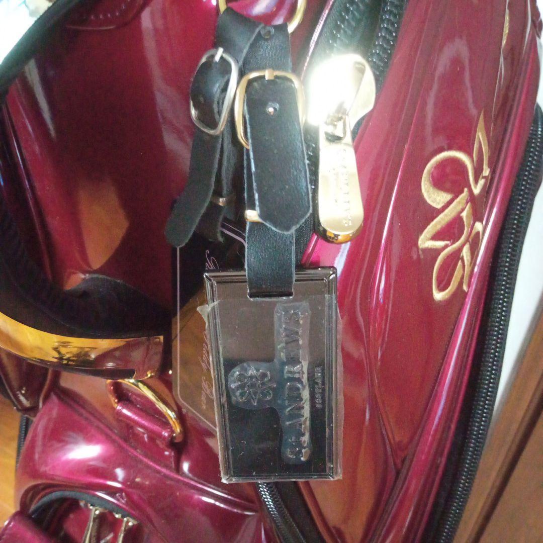 ＳＴＡＮＤＲＥＷＳ　セントアンドリュース　キャディバッグ　ワインレッド／赤