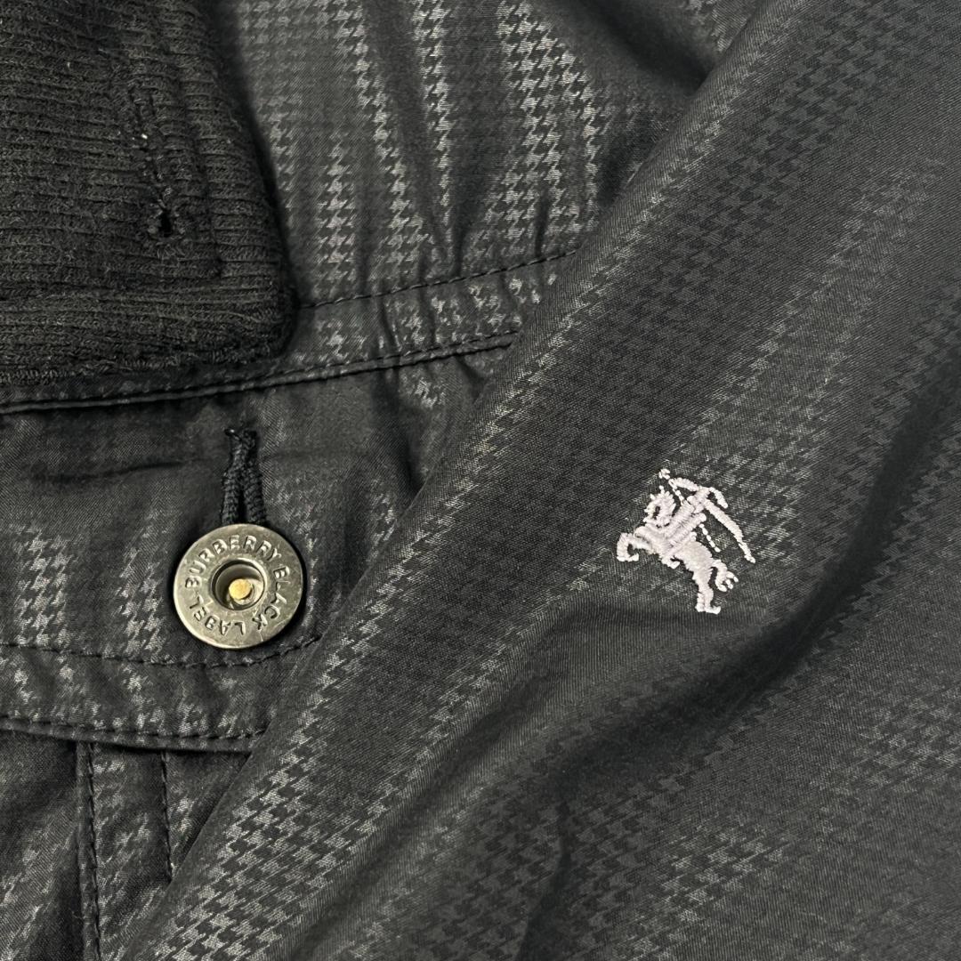 バーバリー ブラックナイロンジャケット L BURBERRY