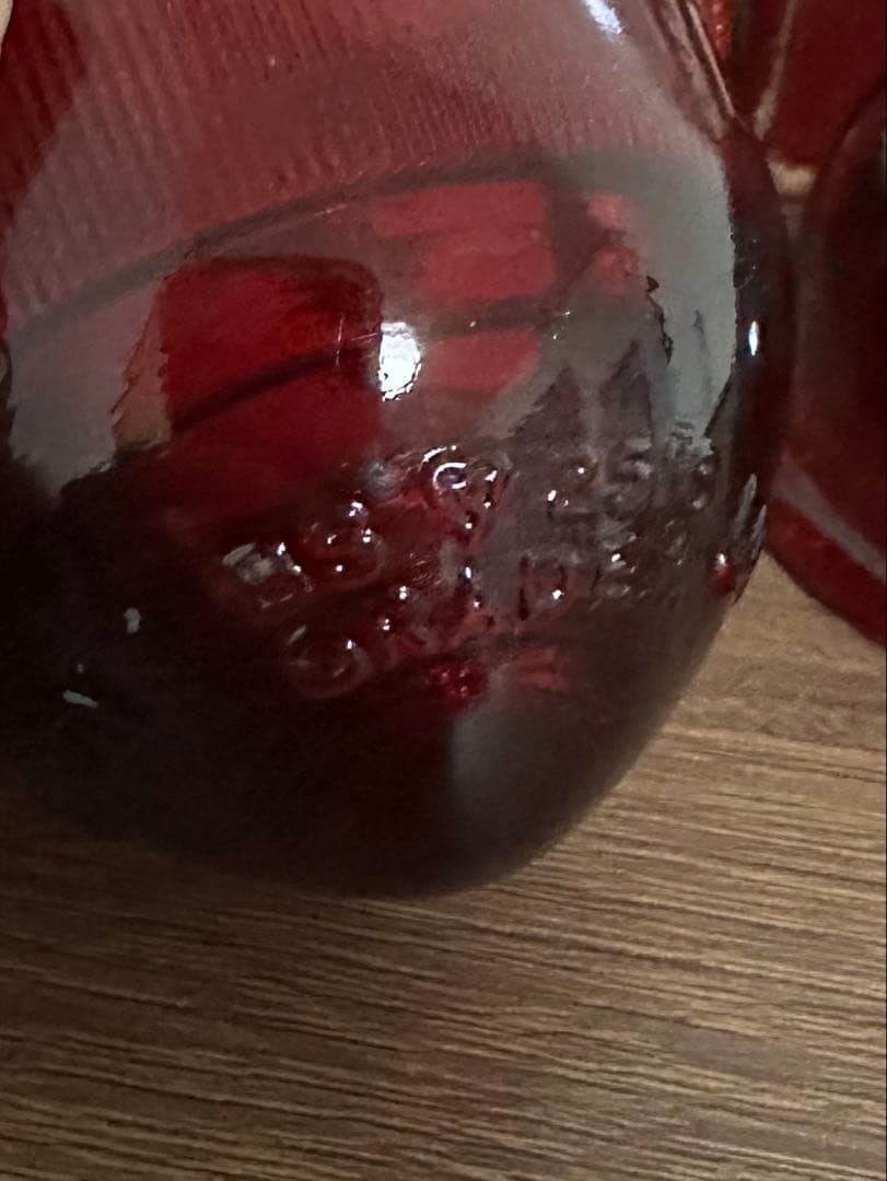 当時物Lucas L594 ウインカーレンズ　赤レンズ BMCミニ　ローバーミニ