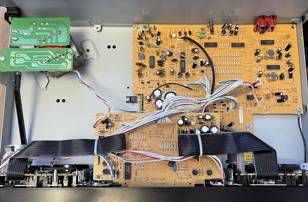 【動作OK！！】ダブルカセットデッキ　TEAC　W-790R　②