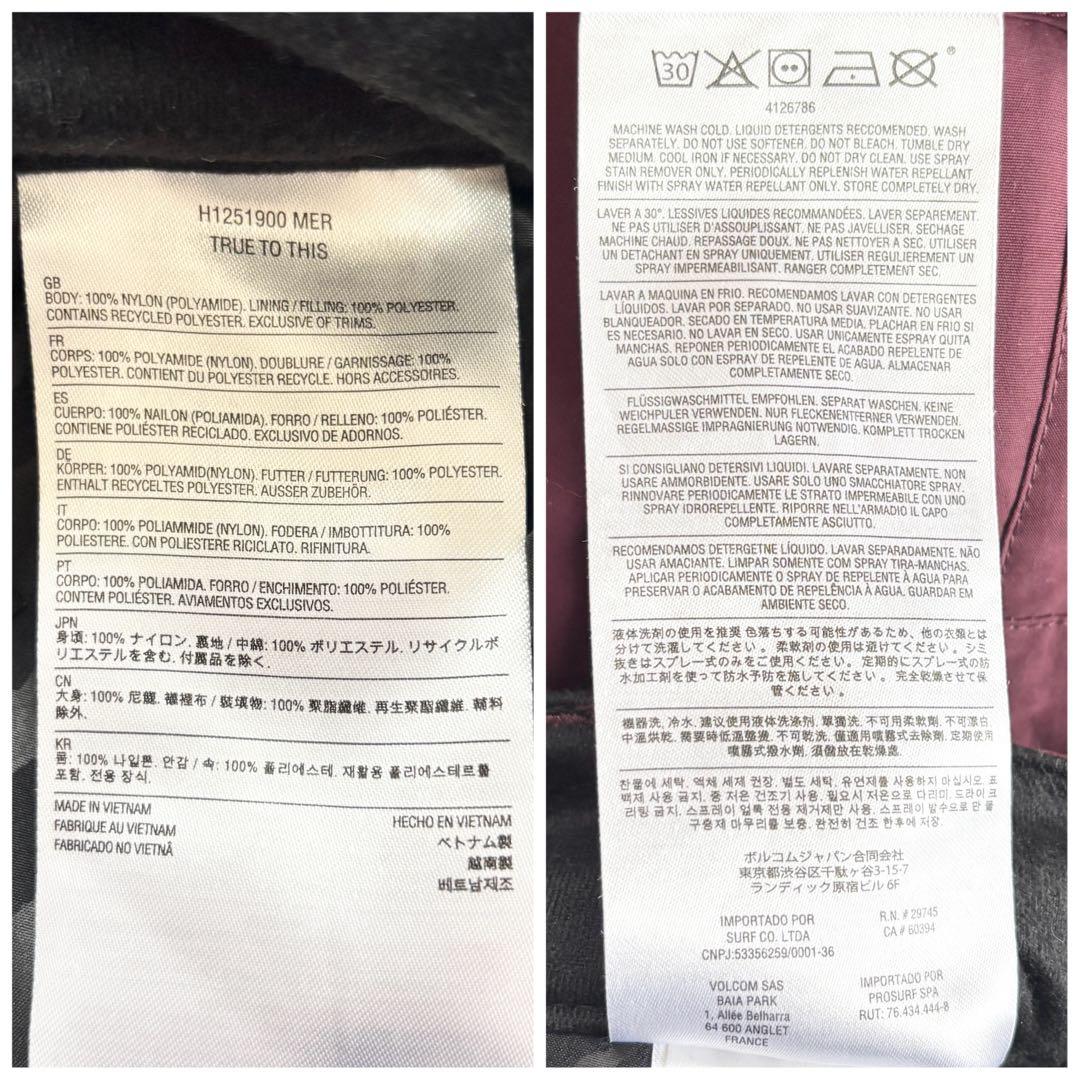 【極美品】ボルコム GORE-TEX スノーボードパンツ ウェア レディース M