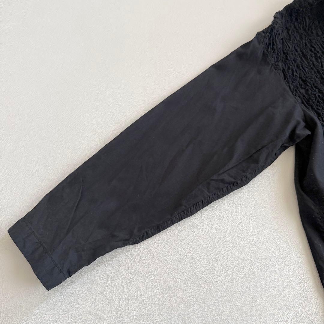 Plantation コットンワンピース 凹凸 くしゅくしゅ シャツワンピ