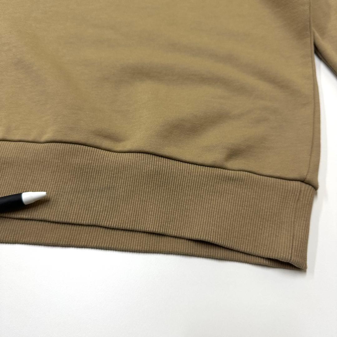 フレッドペリー 刺繍ロゴ クルーネック FRED PERRYスウェット ベージュ