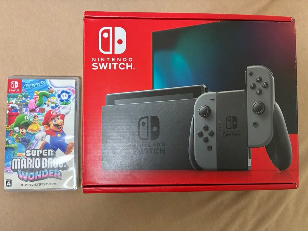 Nintendo Switchバッテリー強化版　本体　ソフト付き