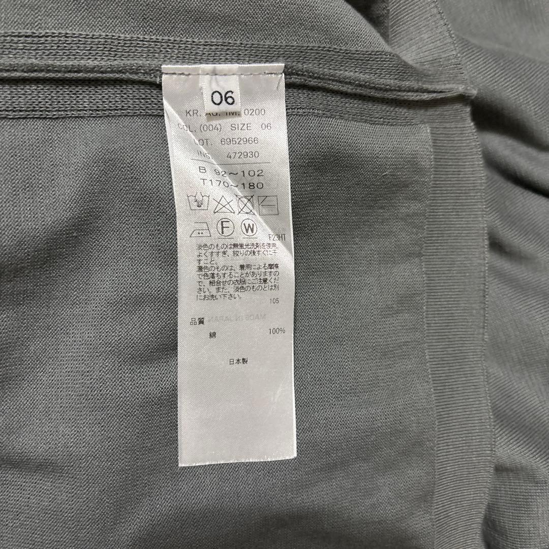 ATON ニット 6 SUVIN COTTON OVERSIZE SWEATER