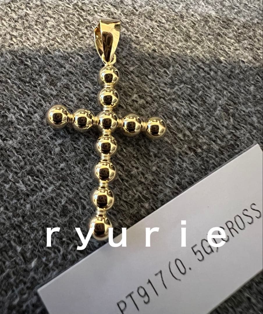 18金K18ペンダントタップ クルス　ユニセックス チャーム