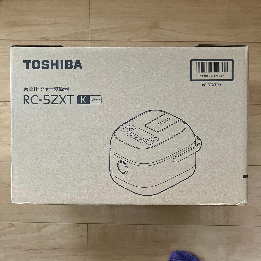 TOSHIBA東芝　IH炊飯器　3合　RC-5ZXT ブラック