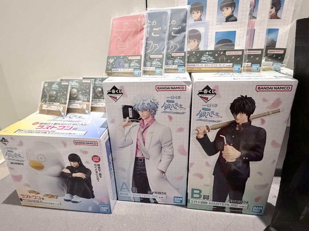 銀魂　一番くじ　銀八先生　A B ラストワンF賞3つ下位賞おまけ