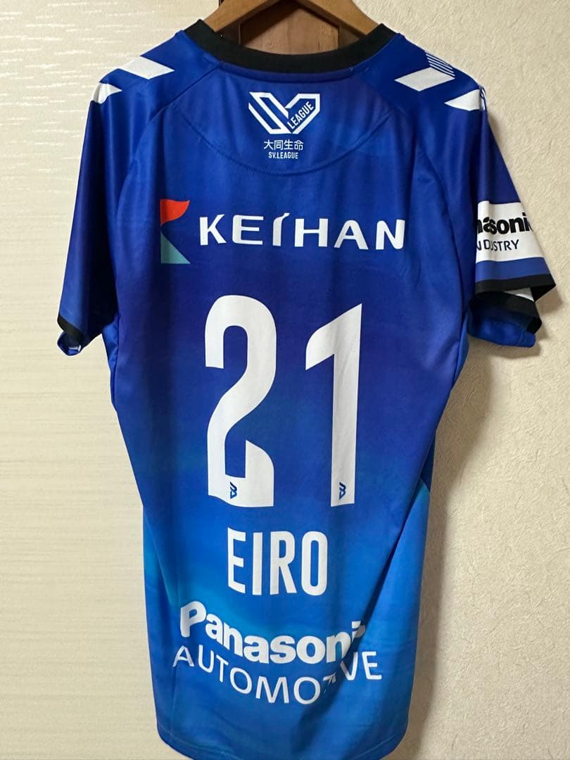 大阪ブルテオン 永露元稀選手 オーセンティックユニフォームL