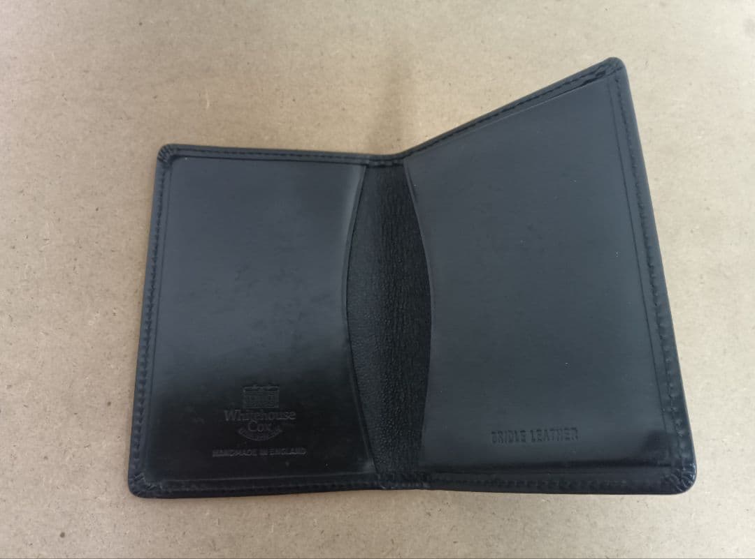 ホワイトハウスコックス　名刺入れ　ブラック