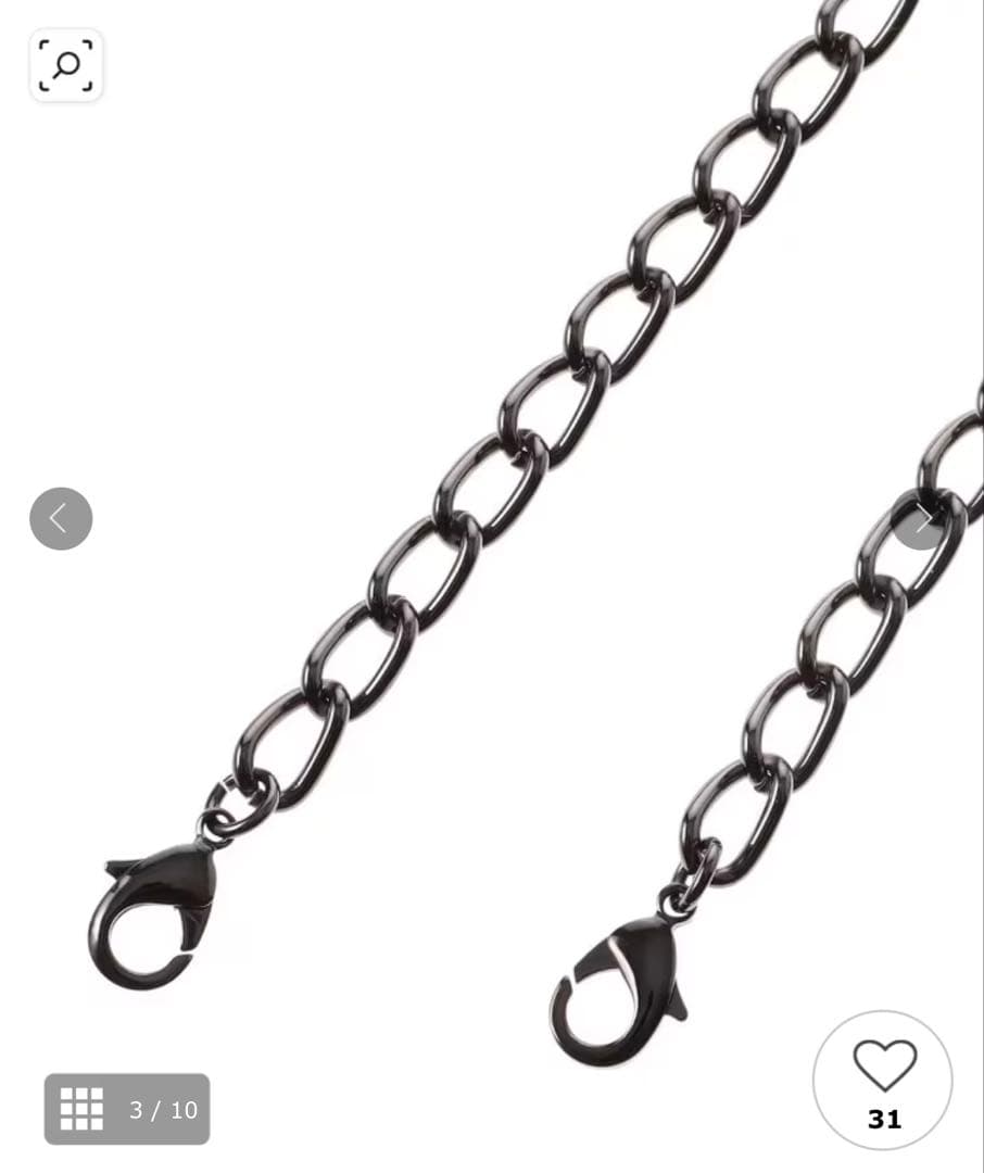 【美品】HIROKO HAYASHI ヒロコハヤシ オッティカ チェーン付長財布