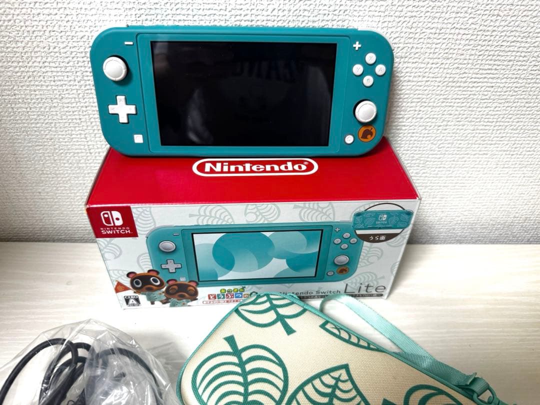 Nintendo Switch Lite ターコイズ 本体 ケース付き