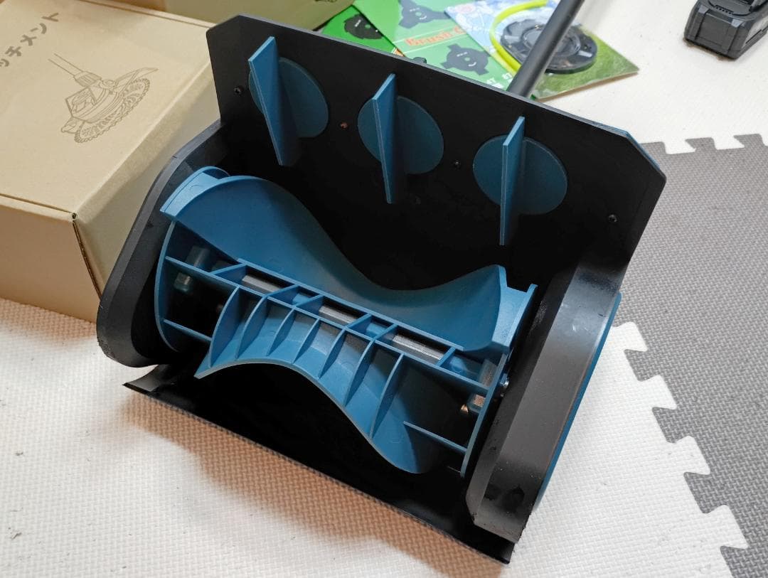 マキタタイプ/RYUSHIO 電動除雪機 草刈り機付き/一回使用のみ